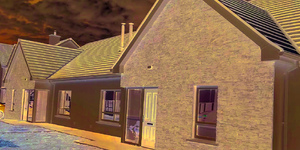 3D панели Сланец Black Slate Country 1