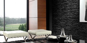 3D панели Сланец Black Waterfall Pencil8