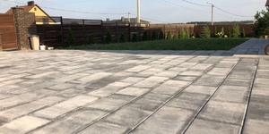 Тротуарная плитка BRAER, Триада, Color Mix Ночь 12