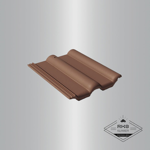 Цементно-песчаная черепица "BRAAS", Франкфуртская, Тёмно-коричневая