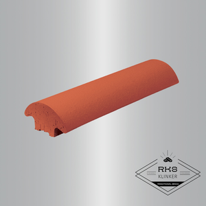 Клинкерный заборный элемент King Klinker, 01 Ruby red, 79х250х42 мм