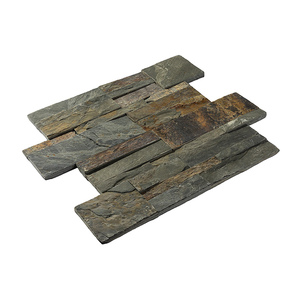 3D панели Сланец Dark Multicolor Modern