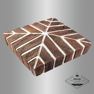 Кирпичные колпаки на столб "Тандем, Данилово", шов Супер белый