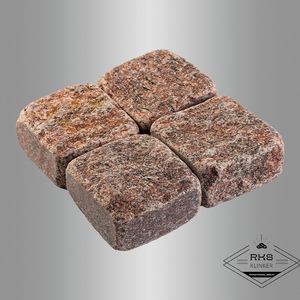 Гранитная брусчатка Сюськюянсаари, Галтованная, 100x100 мм