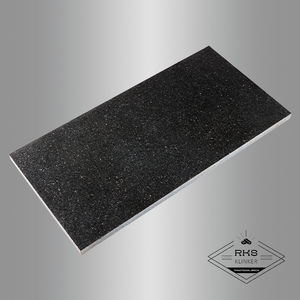 Гранитная плитка Black Galaxy, Thermo/Polished