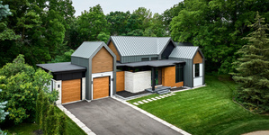 Фасаз из природного камня фото 3D панели RKS SLATE Кварцит White Quartz Classic (10)