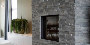 Камень для облицовки камина купить 3D панели RKS SLATE Кварцит Grey Slate Classic фото