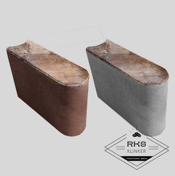 Бордюр Шарнирный SteinRus, БРШ 25.20.8R, Color Mix Берилл п/о в Москве
