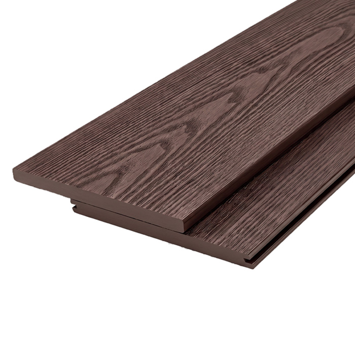 Заборная доска из ДПК Bamberg, Brazilian Walnut, 3D тиснение в Москве