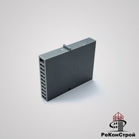 Вентиляционная коробочка BAUT светло-серая, 80x60x12 мм в Москве