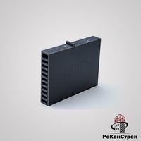 Вентиляционная коробочка BAUT тёмно-серая, 80x60x12 мм в Москве