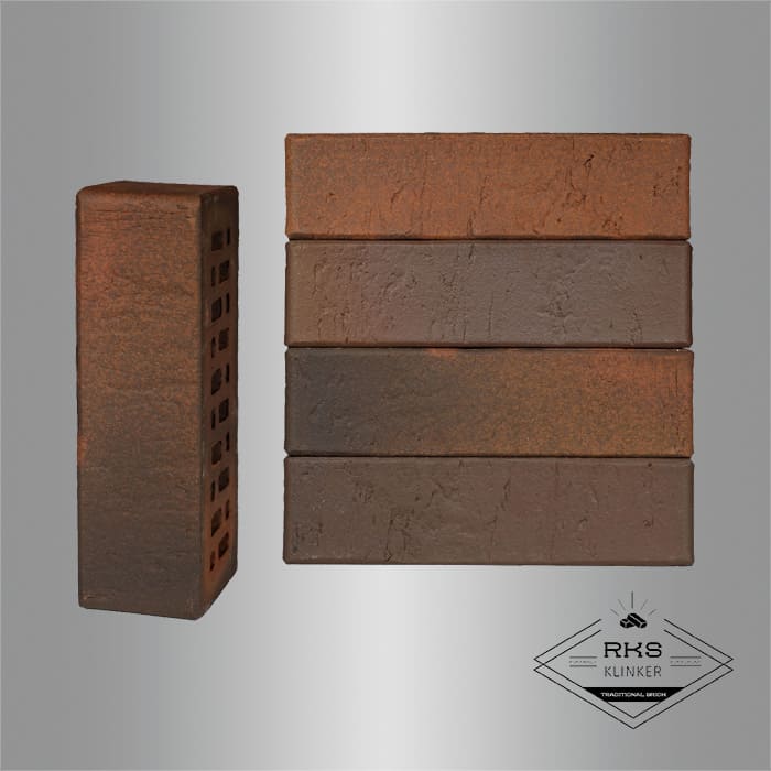 Клинкерный кирпич ЛСР "Прага" светло-коричневый флеш, Крафт 0.7НФ в Москве