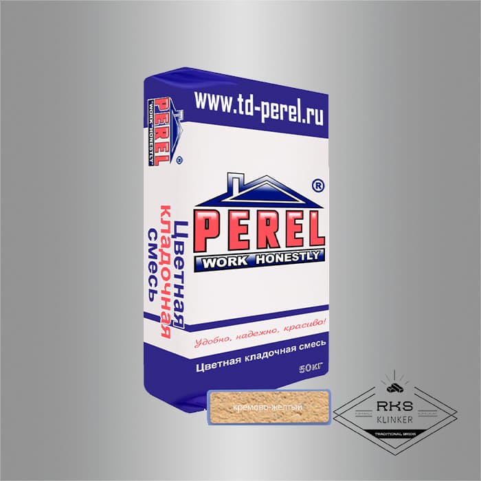 Зимняя кладочная смесь PEREL SL 30/кремово-жёлтый в Москве