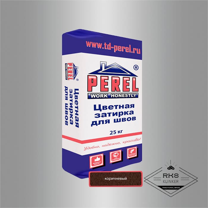 Зимняя затирочная смесь Perel RL 50/коричневая в Москве