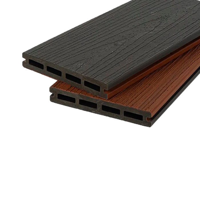 Террасная доска из ДПК Dual POLIVAN GROUP,Profi Co-Extrusion,Grey dark в Москве
