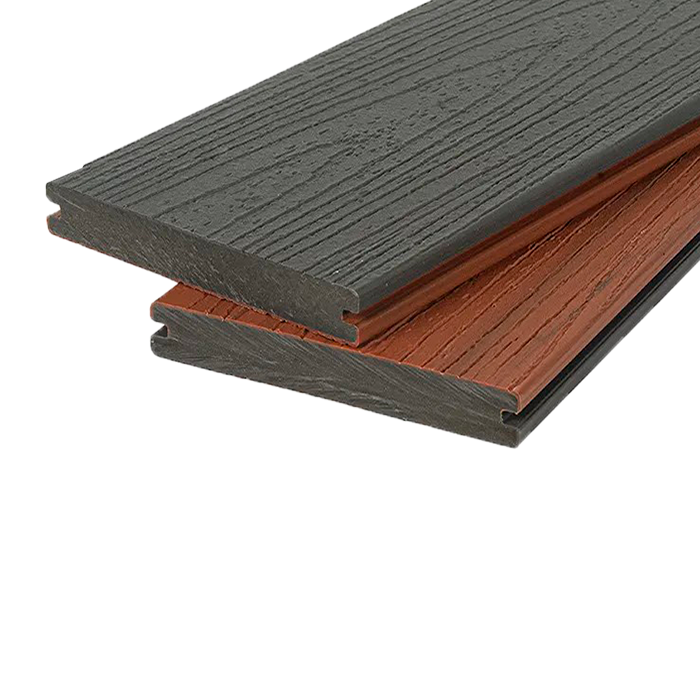 Террасная доска из ДПК Dual POLIVAN GROUP,Solid Co-Extrusion,Grey dark в Москве
