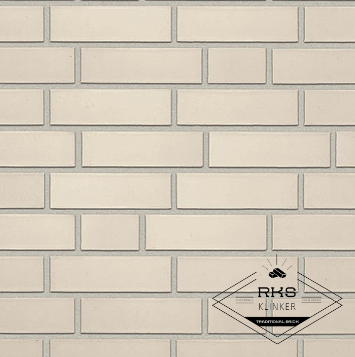 Ригельный клинкерный кирпич Roben, Oslo perlweiß glatt, 290х90х90 мм в Москве