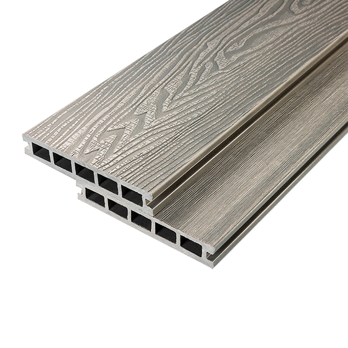Террасная доска из ДПК RusDecking, UnoDeck Vintage, Серый в Москве