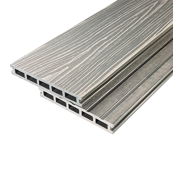 Террасная доска из ДПК RusDecking, UnoDeck Mogano, Серый в Москве