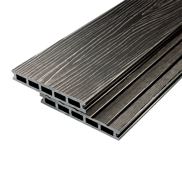Террасная доска из ДПК RusDecking, UnoDeck Mogano, Графит в Москве