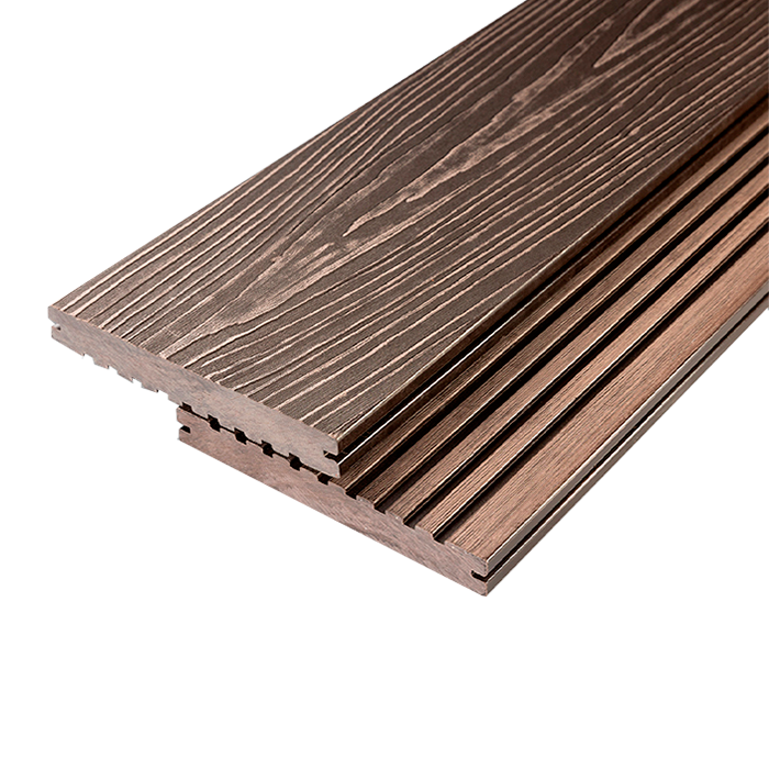 Террасная доска из ДПК RusDecking, UnoDeck Solid, Венге в Москве