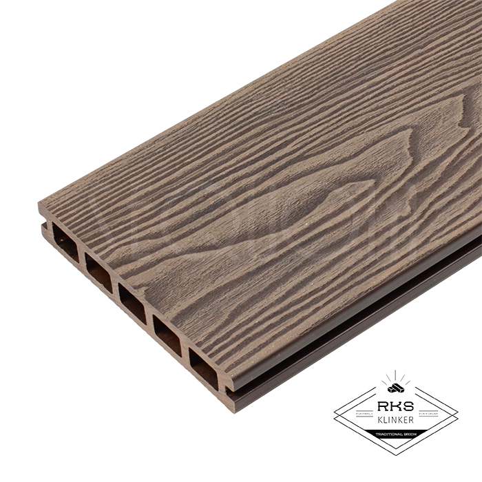 Террасная доска из ДПК SEQUOIA®, DUAL 3D WOOD, Brown, 146x24x6000 мм в Москве