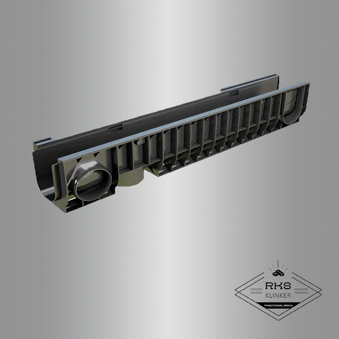Лоток водоотводный PolyMax Basic DN100, H155 в Москве