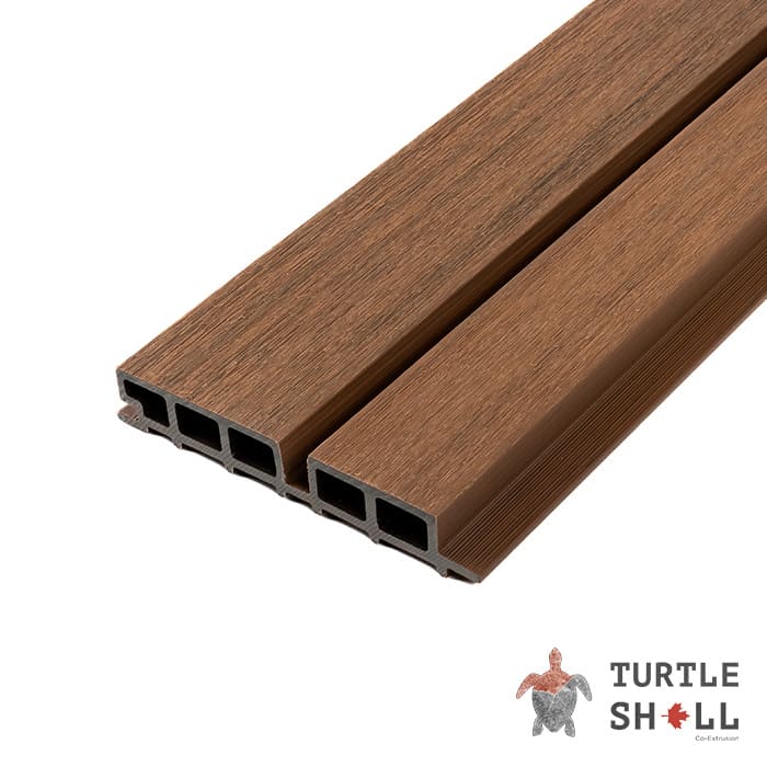 Реечная панель Double Lines, Australian Palisander, Co-Extrusion в Москве