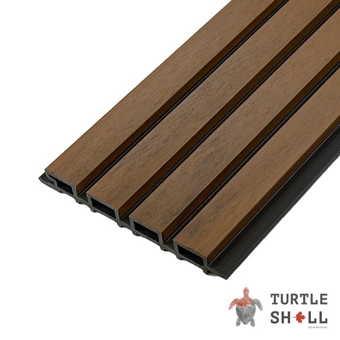 Реечная панель Middle Lines Dual, Thai Teak, Co-Extrusion в Москве