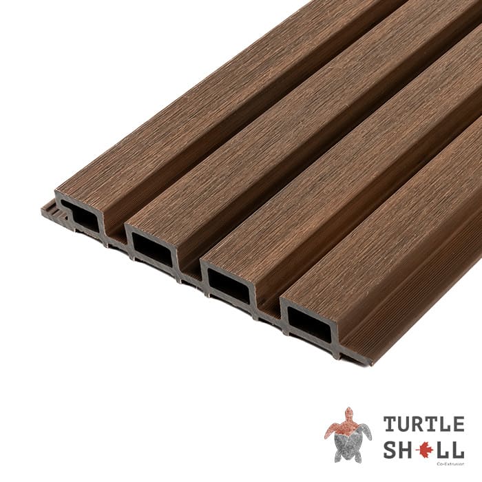 Реечная панель Middle Lines, Australian Palisander, Co-Extrusion в Москве