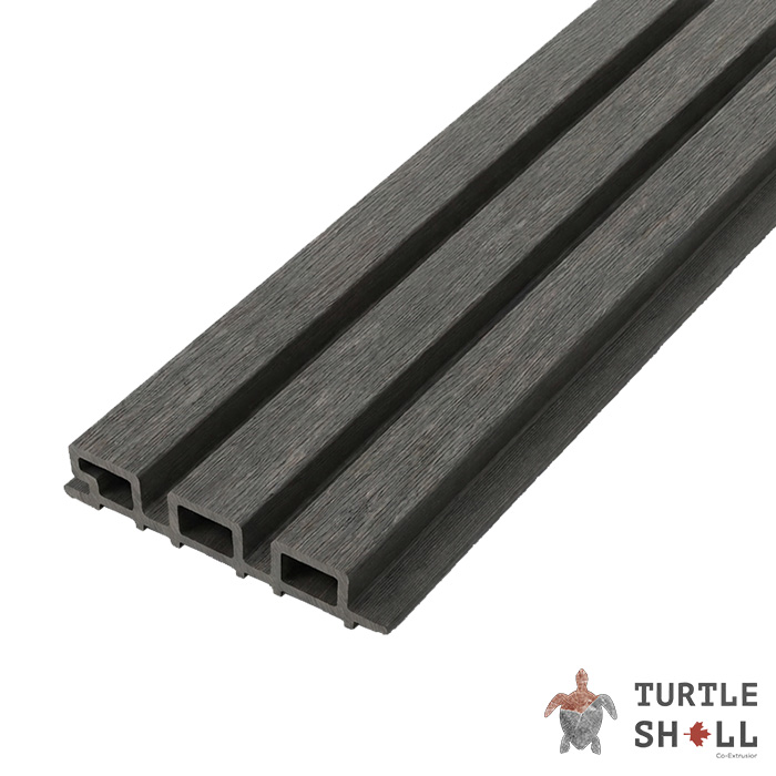 Реечная панель ДПК Middle Lines, Faroese Smokewood, Коэкструзия (FS 15) в Москве