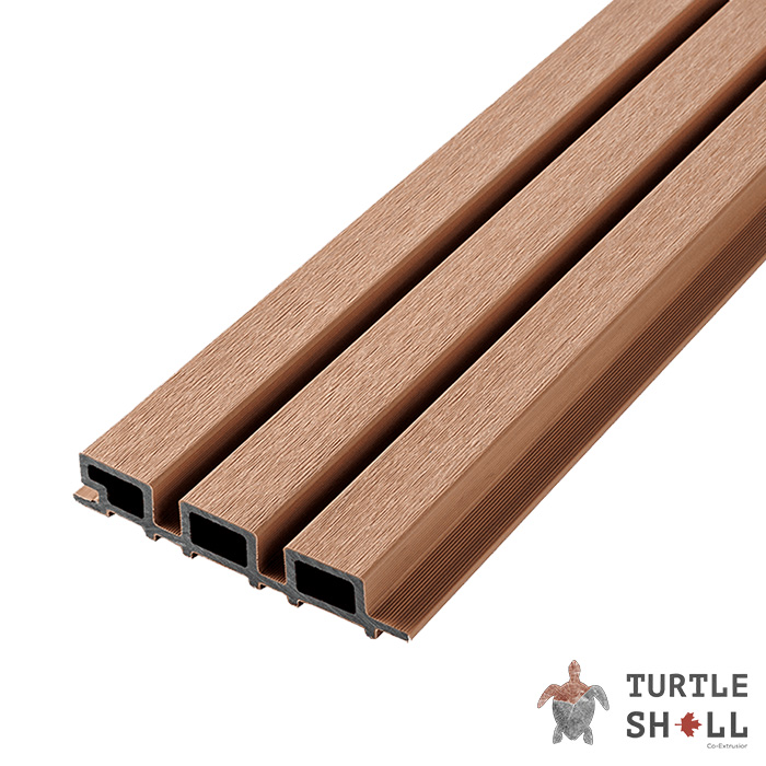 Реечная панель ДПК Middle Lines, Siberian Pine, Коэкструзия (FS 15) в Москве