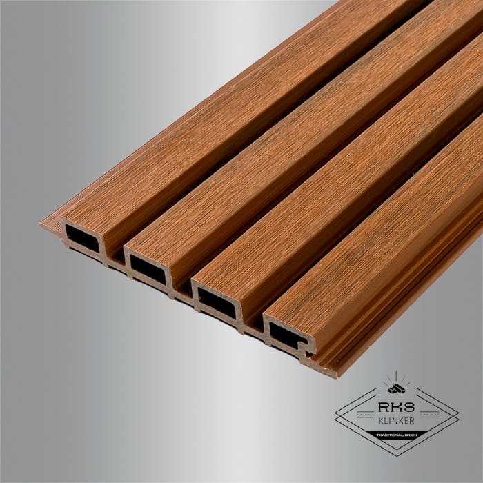 Реечная панель Middle Lines, Thai Teak, Co-Extrusion в Москве