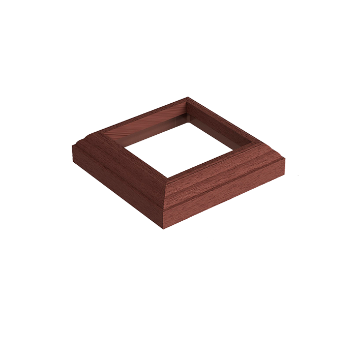 Крышка нижняя для столба из ДПК Woodvex,Select, темно-коричневый в Москве