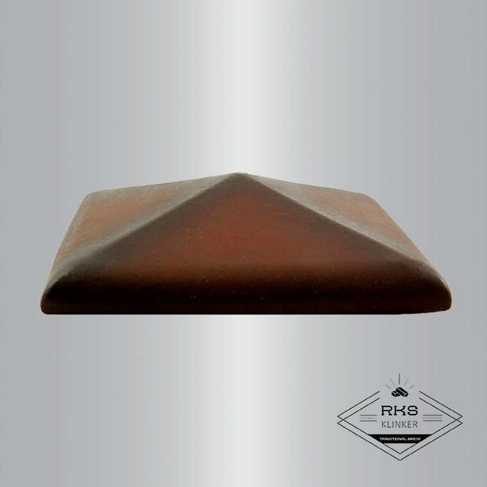 Клинкерный колпак на столб ZG Clinker, С42 425х425 мм, ольха в Москве