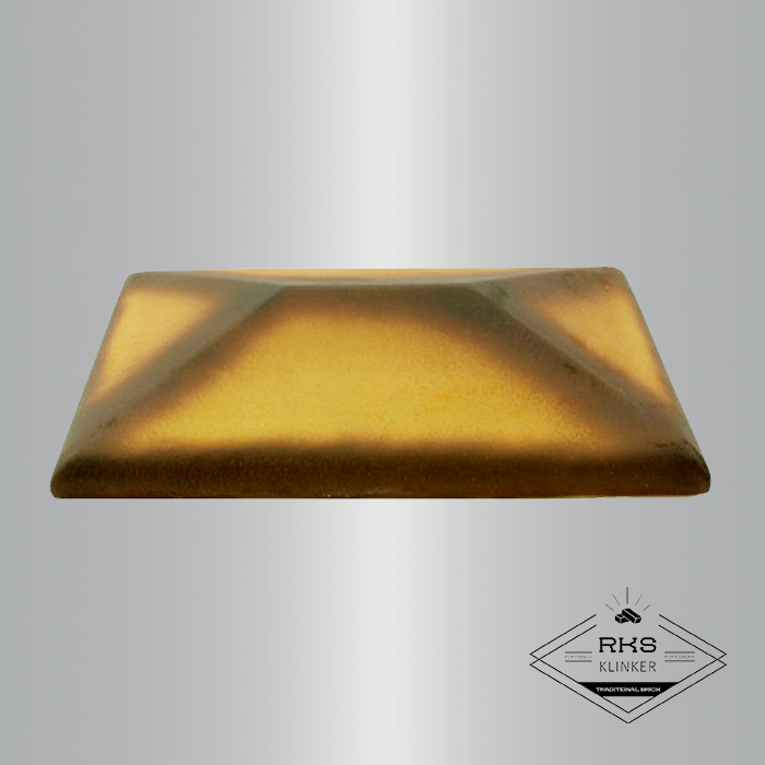 Клинкерный колпак на столб ZG Clinker, СР 300х425 мм, жёлтый тушевой в Москве