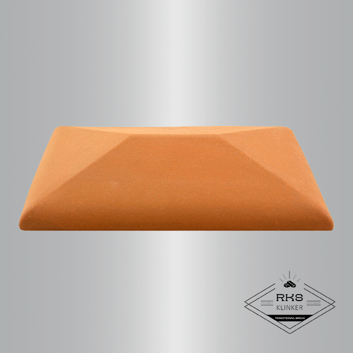 Клинкерный колпак на столб ZG Clinker, СР 300х425 мм., красный в Москве