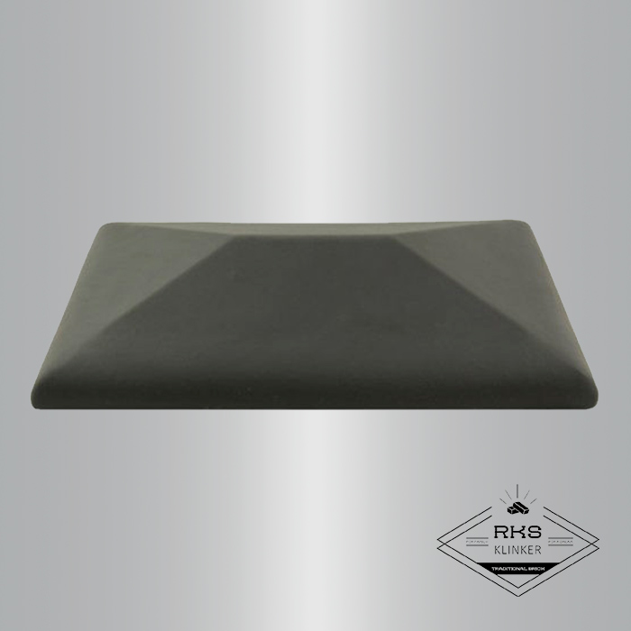Клинкерный колпак на столб ZG Clinker, СР 300х425 мм, графит в Москве