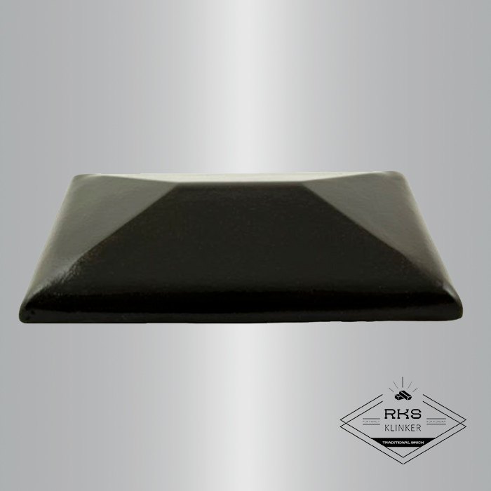Клинкерный колпак на столб ZG Clinker, СР 300х425 мм, тёмно-коричневый в Москве