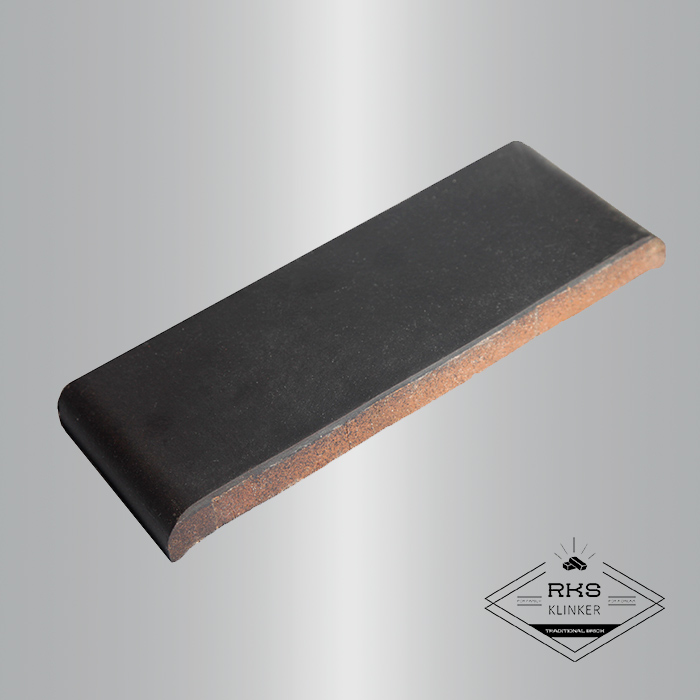 Парапетная плитка ZG Clinker, КР20 190x110x25 мм, Графит в Москве