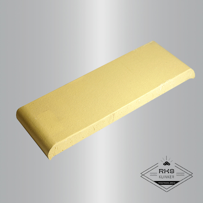 Парапетная плитка ZG Clinker, КР20 190x110x25 мм, Жёлтая в Москве