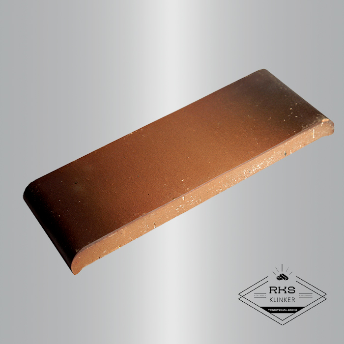 Парапетная плитка ZG Clinker, КР20 190x110x25 мм, Каштановая в Москве