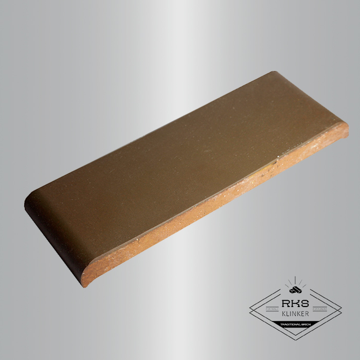 Парапетная плитка ZG Clinker, КР20 190x110x25 мм, Коричневая в Москве
