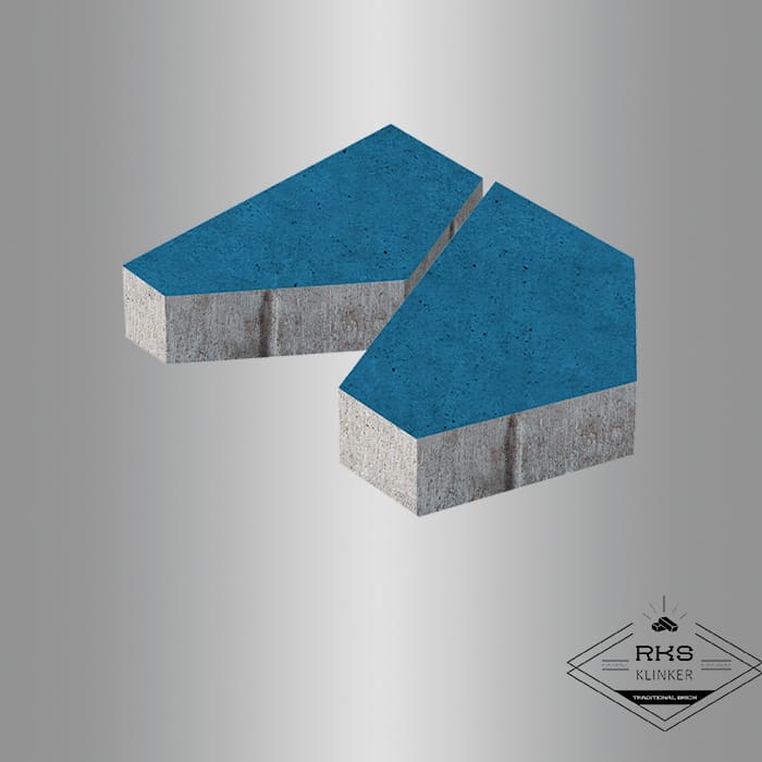 Плитка тротуарная БелАрБет, Полигональ, Синий купить в Москве — RKS KLINKER Плитка тротуарная БелАрБет, Полигональ, Синий в Москве