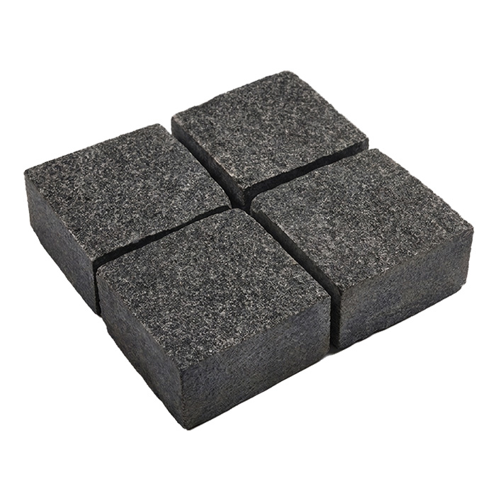Гранитная брусчатка RKS SLATE Gabbro (Габбро) Карандаш, 100x100 мм в Москве