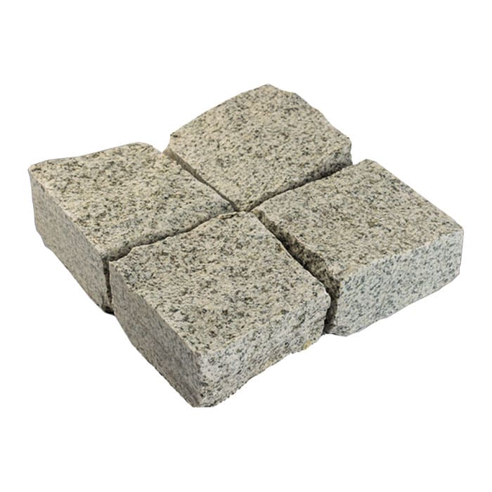 Гранитная брусчатка Мансуровская, Колотая, 100x100 мм в Москве