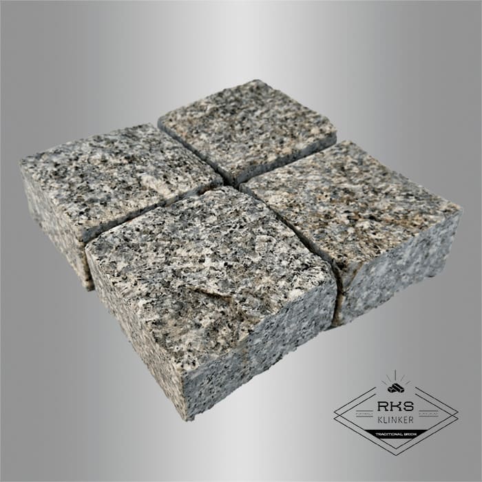 Гранитная брусчатка Grey Pearl, Карандаш, 100x100 мм в Москве