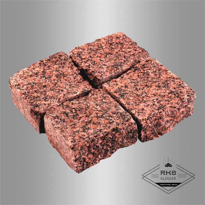 Гранитная брусчатка Сюськюянсаари, Колотая, 100x100 мм в Москве