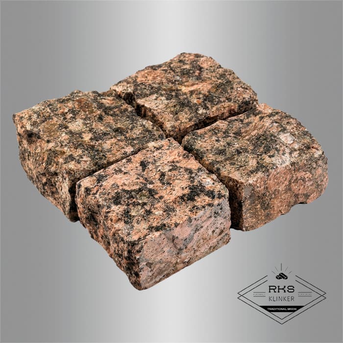 Гранитная брусчатка Южно-Султаевский, Колотая, 100x100 мм в Москве