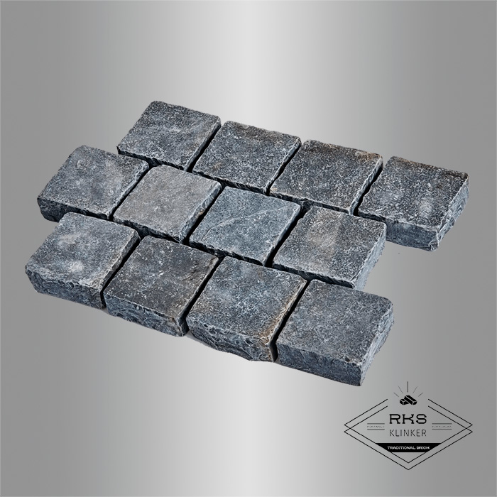 Брусчатка галтованная RKS Slate Belgian Black 200x100x40 мм в Москве